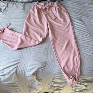 Light pink joggers